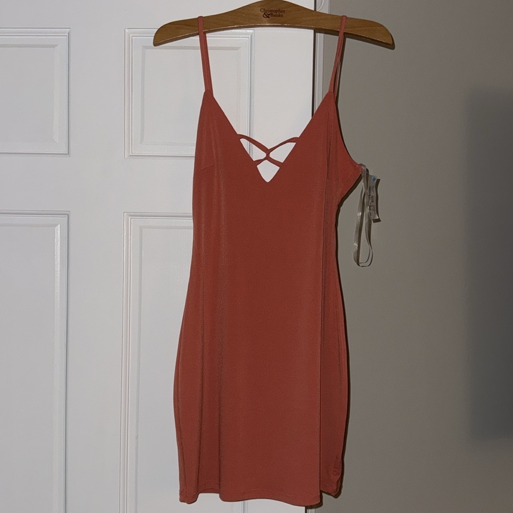 Strappy Coral Dress